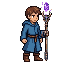 Hero wearing Archmage Staff