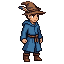 Hero wearing Scholar Hat