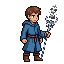 Hero wearing Staff of Eons