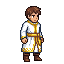 Hero wearing Priest Vestments