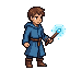Hero wearing Crystal Wand