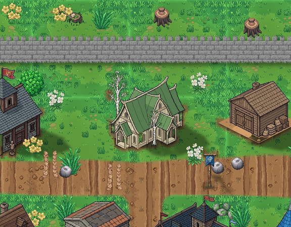 elf hall in the village