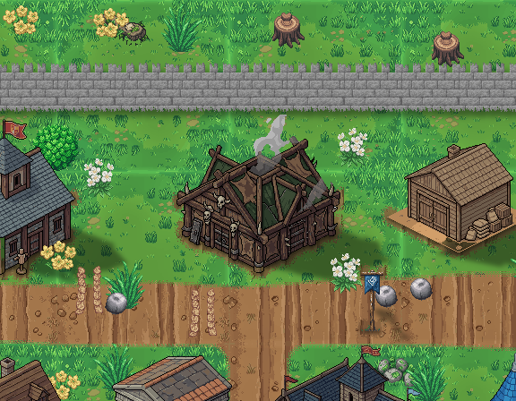 orc hall in the village