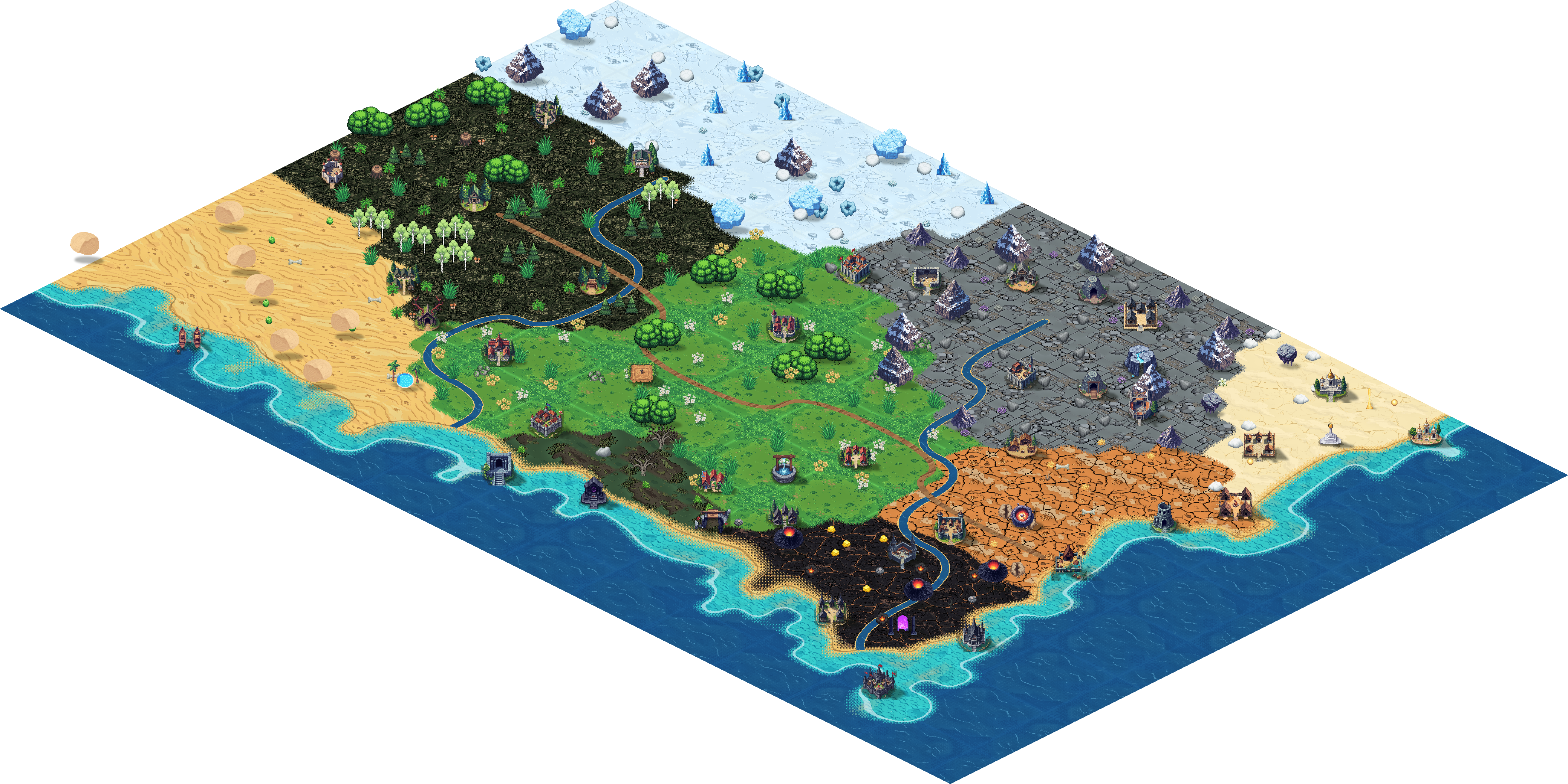 Demo world map